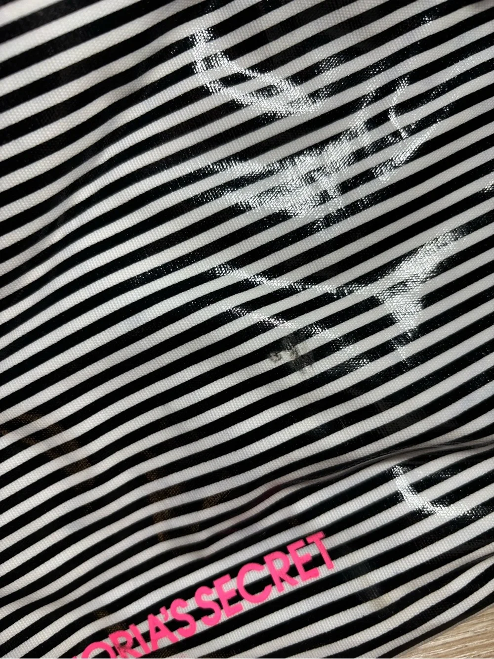 Victorias Secret vinyl striped
